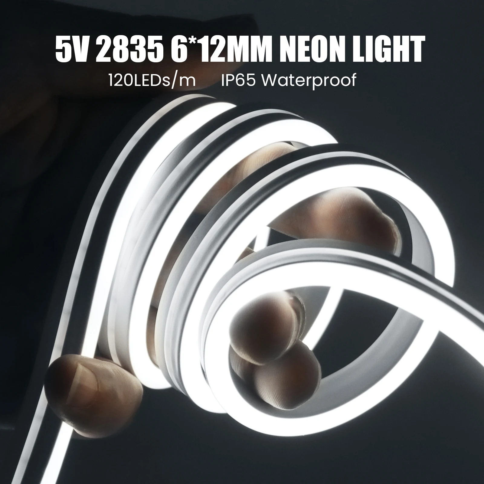 5V pasek Neon Led 6x12mm lina taśma taśma rura silikonowa wodoodporna DIY Neon ściana do domu wesele dekoracja świąteczna