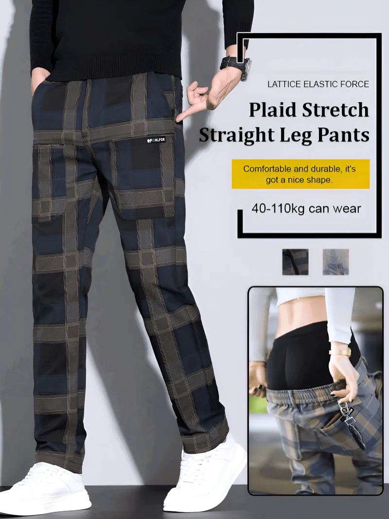 

Men's Casual Checked 6 Pocket Spanx