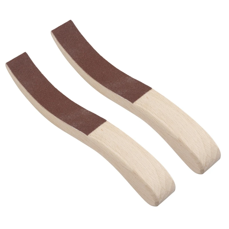 

2 Pcs Portable Piano Hammer Sandpaper File Tool Wooden Polishing Boards Sanding Blocks Piano Sanding Tools