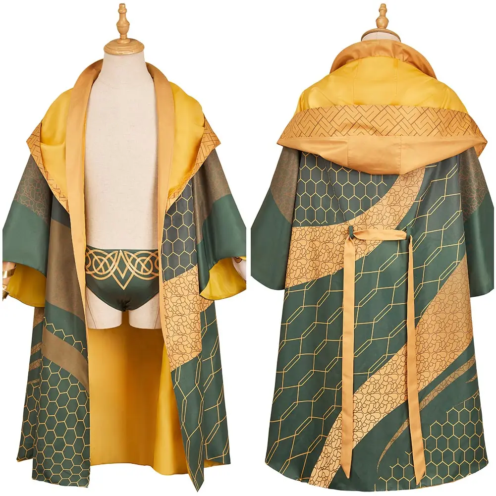 لعبة منافس تأثيري لوكي الملابس معطف السراويل قبعة حفلة تمويه الرجال الكبار لعب الأدوار هالوين زي كرنفال وتتسابق البدلة