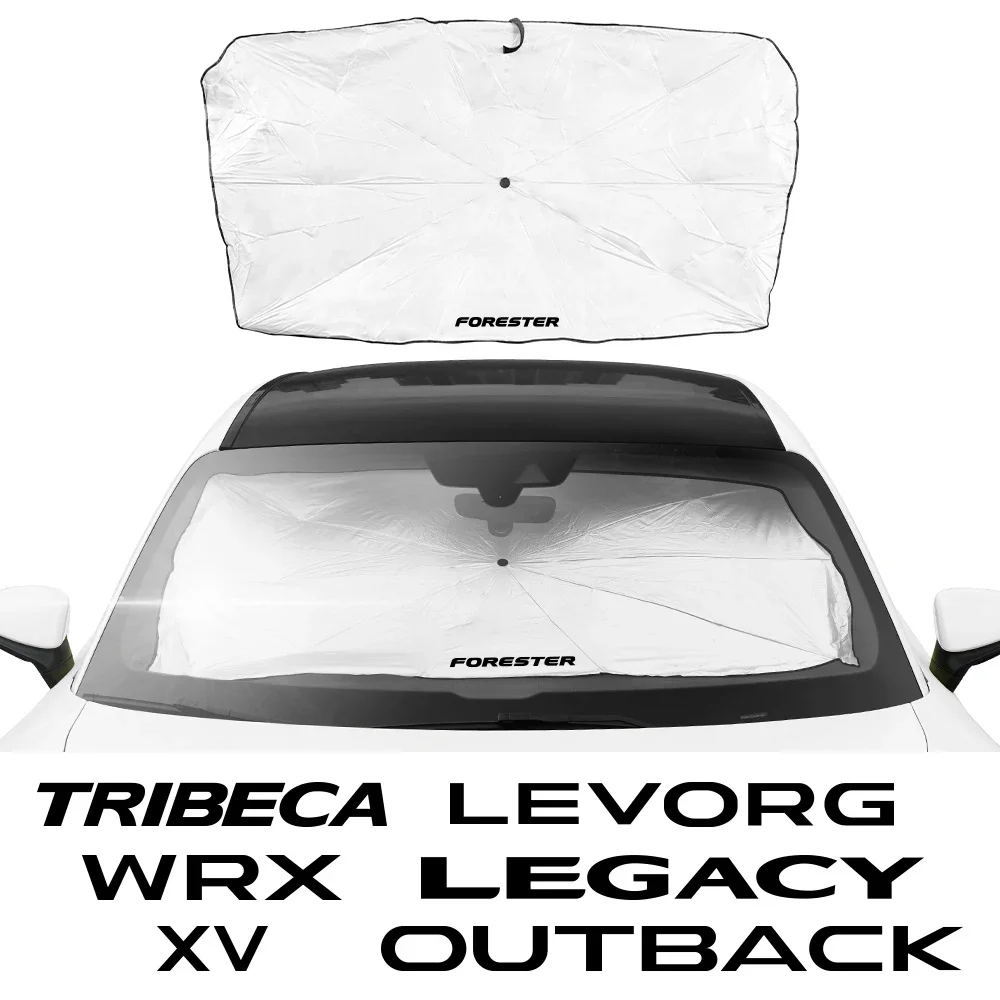 Car Sunshade Cover Umbrella Anti UV Sun Visor Protector For Subaru Forester XV Outback Legacy WRX Tribeca Levorg BRZ Crosstrek
