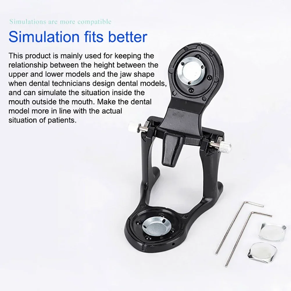 

Adjustable Dental Magnetic Denture Articulator For Mounting Pre-cast Dental Model Simulating Mandibular Movement Dentist Device