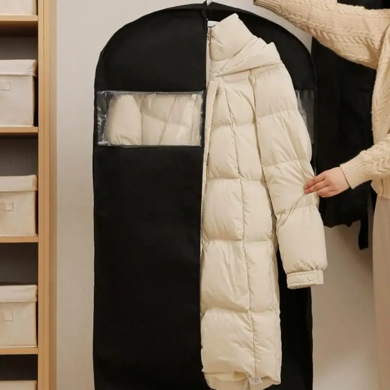   Heavy Dutys Nonwoven Fabric Dust Cover Breathables Hanging Organizers For Clothes Protections
