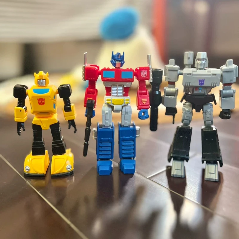 Hasbro AMK MINI SEPRIES MODEL KIT G1 Transformatie Sound Wave Megatron OP Starscream Grimlock BEE Kleinschalige montagerobot