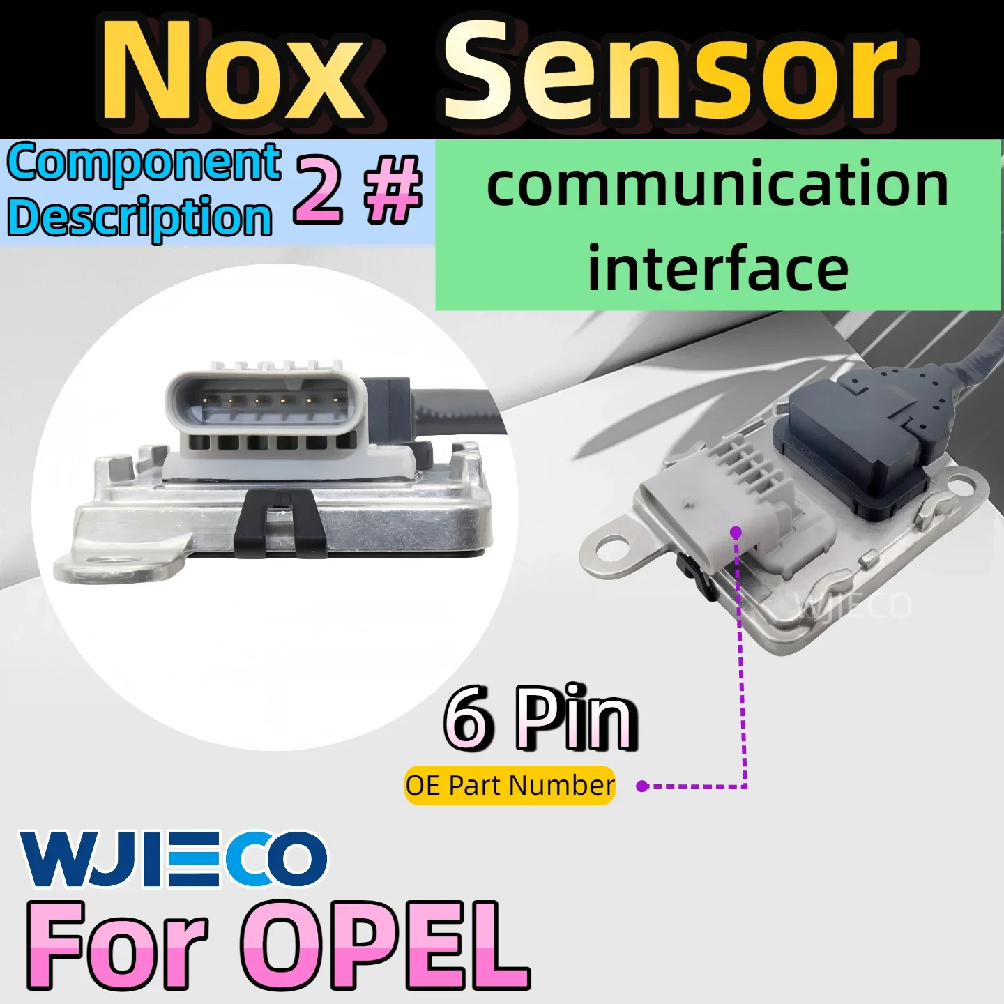 55512349 Sensor de ruido de sonda Lambda trasera para Opel VAUXHALL Insignia B 2 MK2 Z18 2,0 CDTI 2017 2018 2019 2020 2021