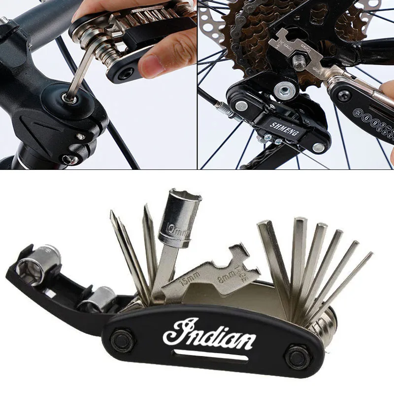 

For Indian FTR 1200 S FTR1200 Carbon / Rally Chief VINTAGE Scout Motorcycle Multifunction Tool Portable Repair Screwdriver Set