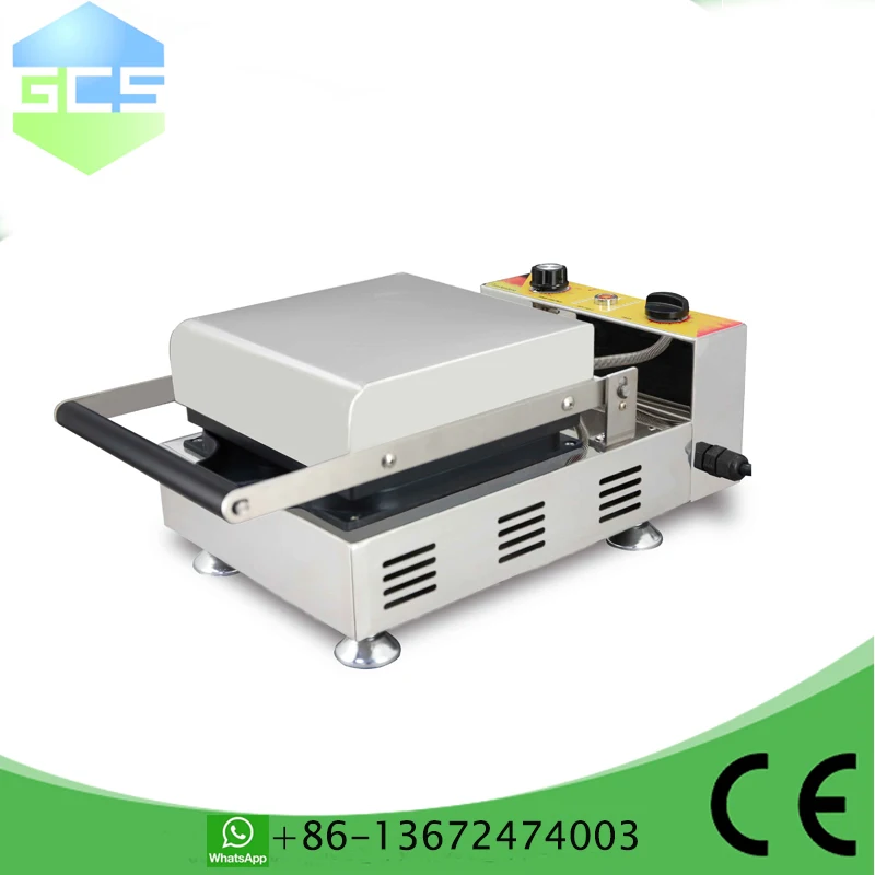 وجبات خفيفة تجارية رخيصة غير لاصقة، فطيرة صغيرة للإفطار، ماكينة صنع فريد من نوعها على شكل حبوب القهوة، ماكينة صنع فطيرة الكريب