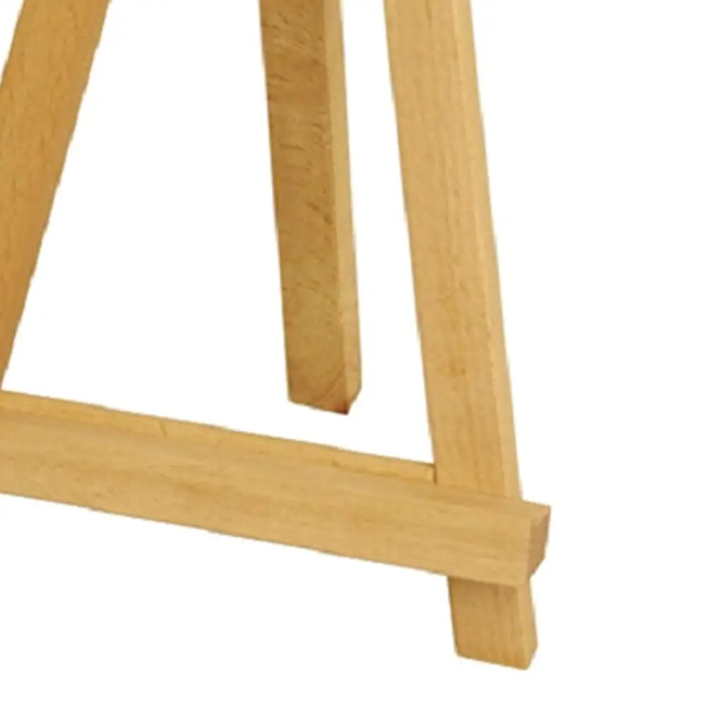 Mini Wooden Easel Display Stand Portable Art Holder for Tabletop Painting and Sign Decoration