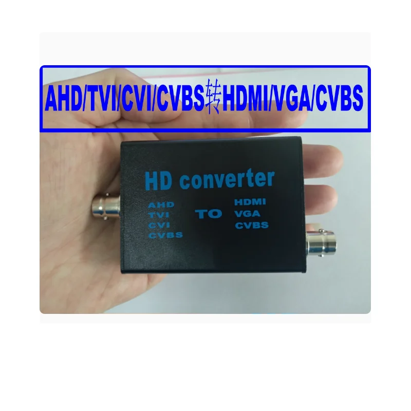 

Преобразователь AHD в HDMI HD CVBS Коаксиальный мониторинг Камера видеосигнала 1080p