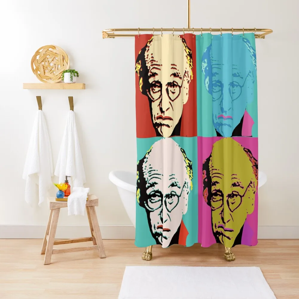 

Larry "Warhol" David Shower Curtain Shower Waterproof Shower Set Cover Curtain