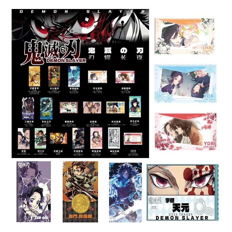 Groothandel Demon Slayer Cards Booster Box Officiële Anime Trading Game Collection Japanse stijl cadeau voor fans