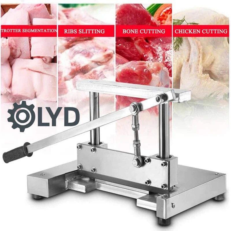 Cutting Machine Commercial Chicken Duck Fish Rabbit Goose Turkey Bone Saw Machine Manual Meat and Bone