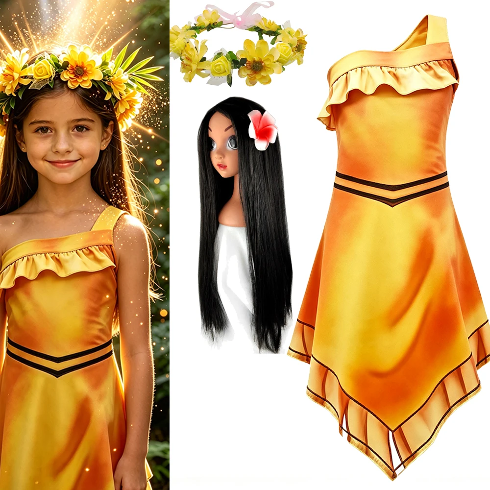 Summer Clothing For Kids Girls - Kostium indyjskiej księżniczki, letnia sukienka dla