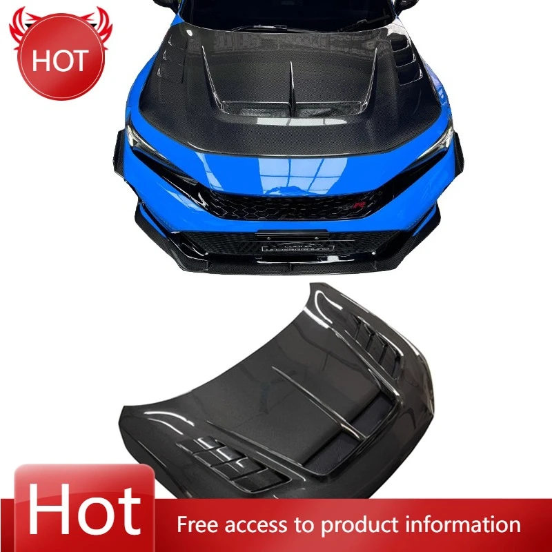 

Капот из углеродного волокна, автомобильные аксессуары из углеродного волокна, карбоновый капот, крышка двигателя для типа R FL5 (11-го поколения)