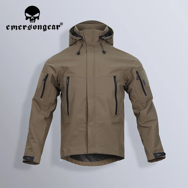 Emersongear niebieski Lable Brambles taktyczny kombinezon szturmowy kurtka bojowy zestaw płaszczy ciepło wiatroszczelna kolarstwo na świeżym powietrzu piesze wycieczki EMB9581 — zdjęcie 2