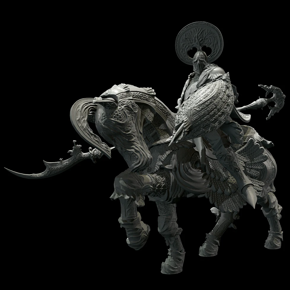 

50mm 75mmResin model kits figure colorless and self-assembled 3D Printing TD-6793/3D