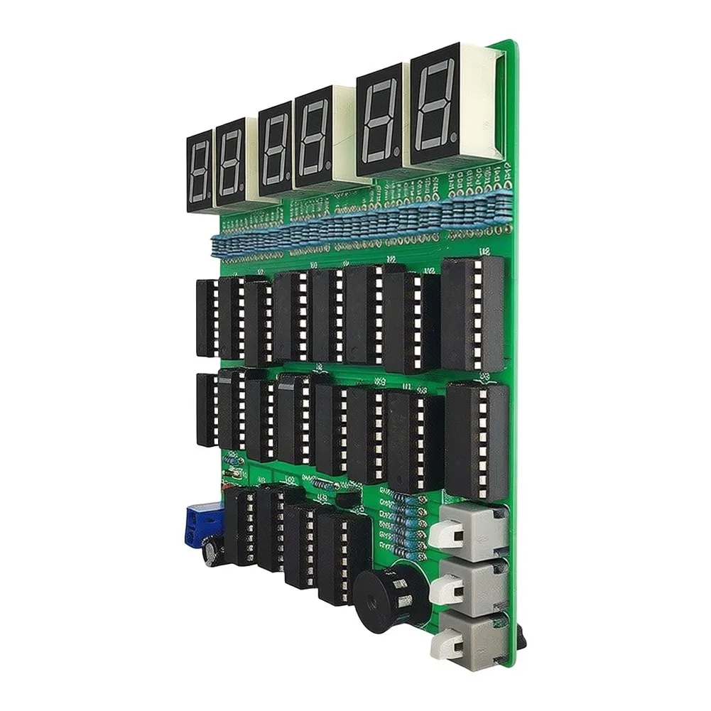Digital Clock Soldering Kit for Learning Electronics Assembly Including Alarm Timer and Temperature Measurement Capabilities