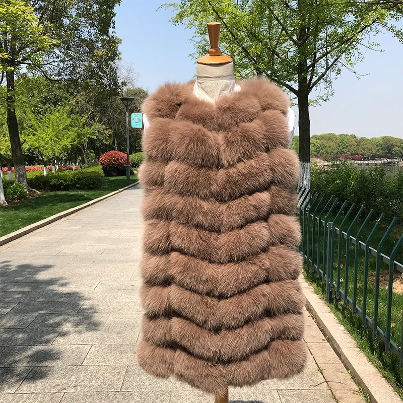 Women 2022 Winter Fashion Cheap Fox Fur Vest Real Fox Waistcoat With Fast Delivery