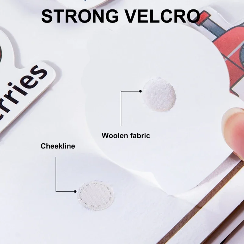 Livre d'autocollants en papier jouet pour enfants, expression créative développement cognitif 15UB