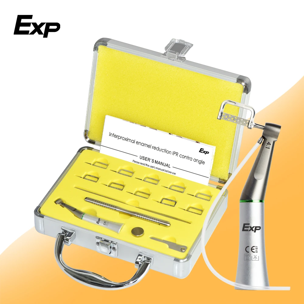 

Exp Dental Orthodontic Interproximal Enamel Reduction Reciprocating IPR System Stripping 4:1 Contra Angle Orthodontic Tool