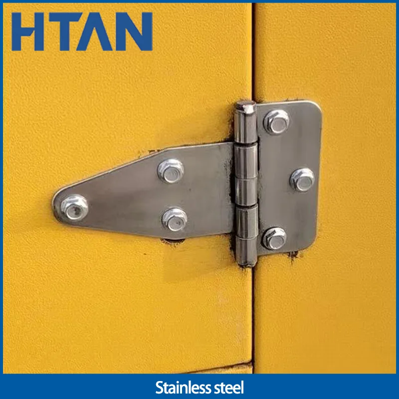

304 Stainless Steel Hinge Thickening Equipment Mechanical Connector Flat Folding Door Cabinet Door Hinge
