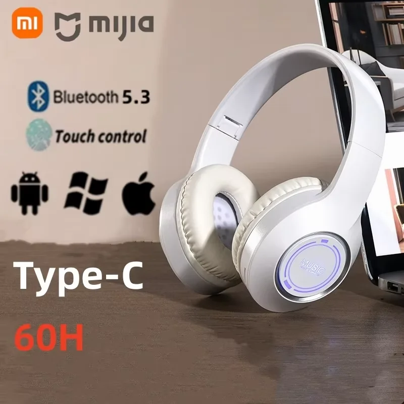 Xiaomi MIJIA Wireless Headphones Bluetooth 5.3 Portable Earphone For Samsung Iphone Stereo Hifi Headset Game Earbuds 2025New