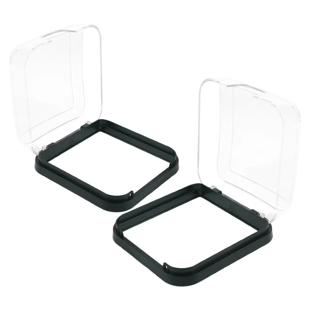 

2Pcs Waterproof Socket Cover Self-Adhesive 86-Type Wall Outlet Protector Bathroom Kitchen Electrical Safety Splash-Proof Socket