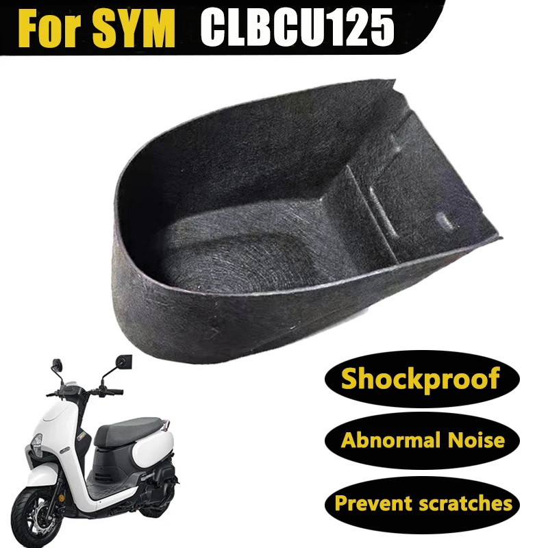 

For SYM CLBCU125 CLBCU 125 Motorcycle Storage Box Seat Bucket Liner Cushion Shockproof Abnormal Noise Prevent Scratches