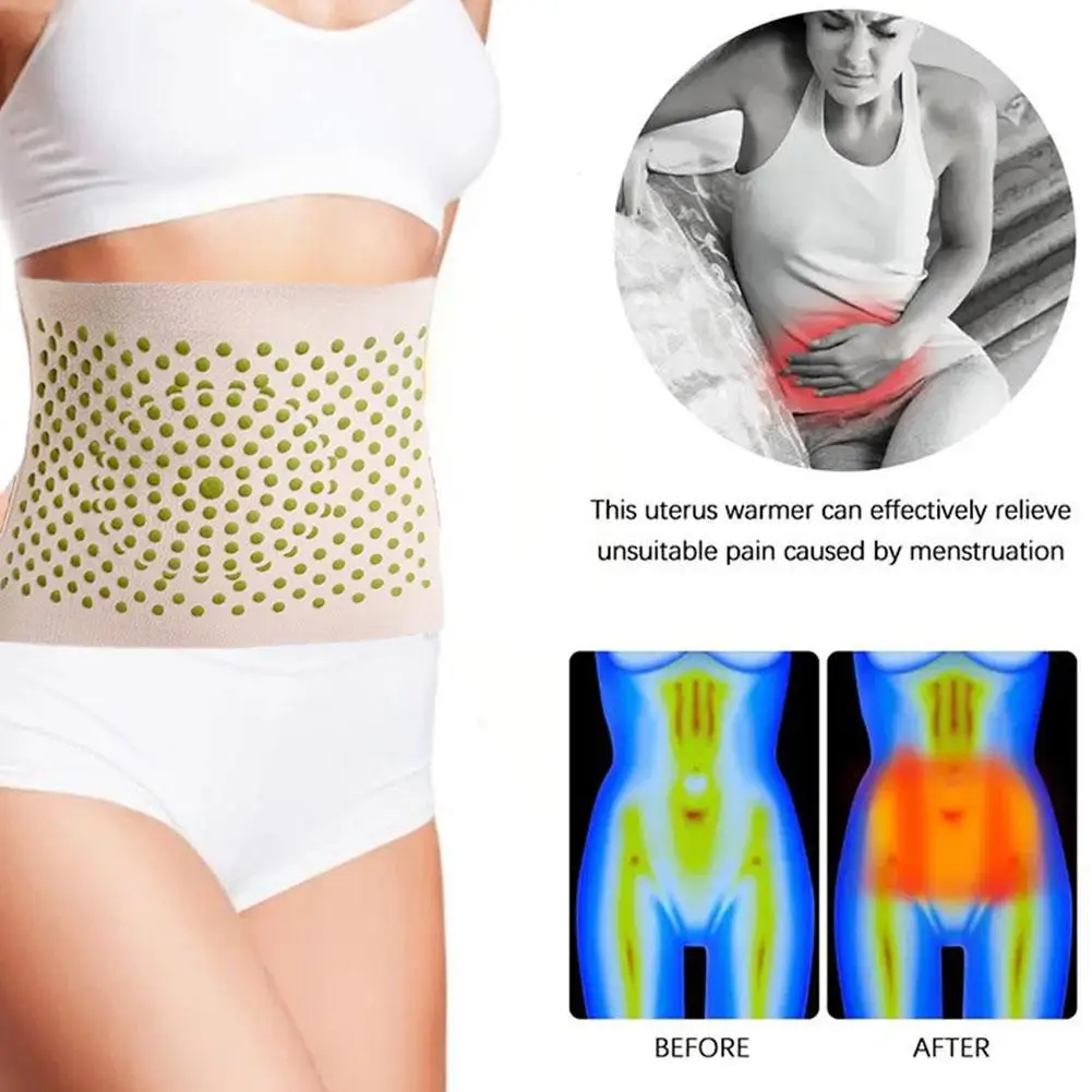 

High Quality Hot Mugwort Therapy Warm Waistband Lower Waistband Lumbar Protection Self-Heating Waist Back Back Elasticity H X1Z8
