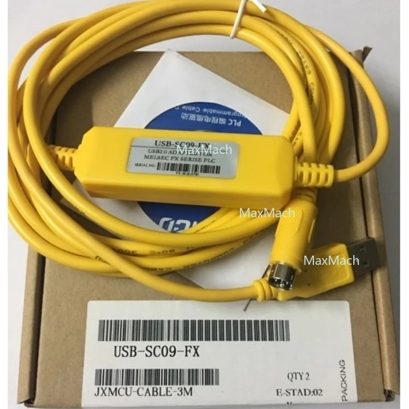 

USB-SC09-FX Кабель для программирования ПЛК серии Mitsubishi MELSEC FX, поддержка WIN7, WIN10 USB SC09 FX