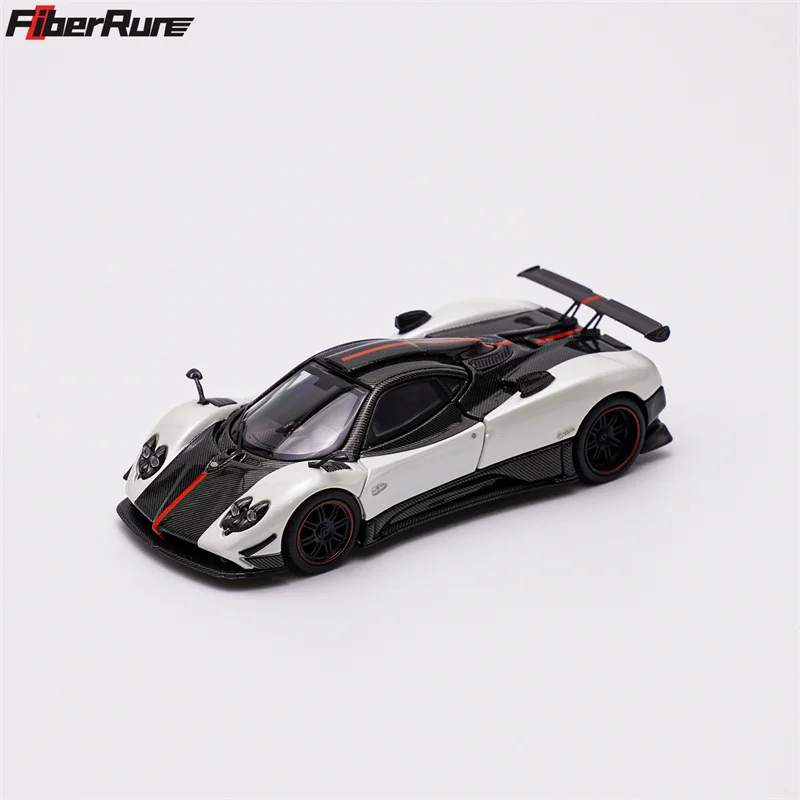 **Pre-Order** Fiber run 1:64 Pagani Zonda Cinque white Diecast Model Car