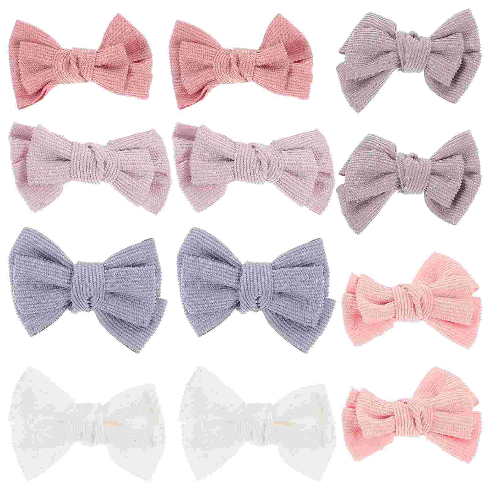 

12 Pcs Baby Headband Hair Clips DIY Bow for Girls Bows Toddler Headbands Tie Accessories Nylon Newborn Child