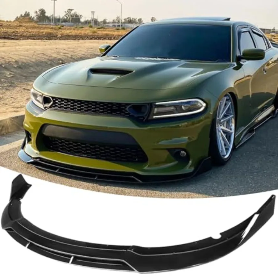

Front Bumper Lip Splitter Spoiler Fit for Dodge Charger SRT Hellcat/RT Scat Pack/Daytona/RT 392 2015-2023 Accessories Air Chin