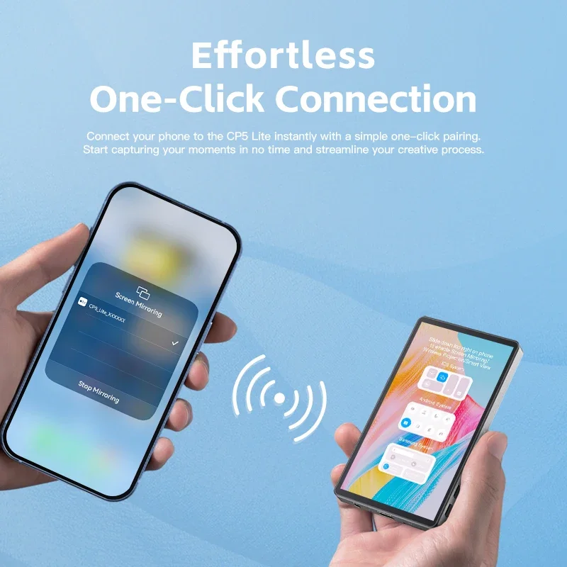 SHIMBOL CP5 Lite 5 "مدونة فيديو صورة شخصية شاشة الهاتف 1080P FHD الهاتف كاميرا خلفية شاشة سيلفي آيفون 16 15 سامسونج الهاتف