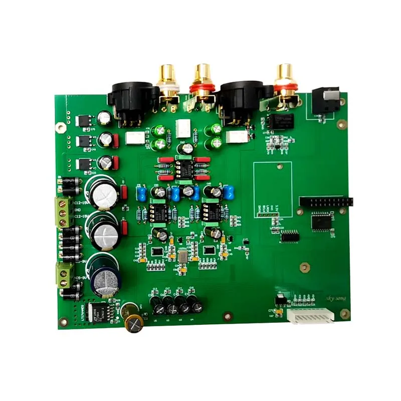 Decodificador DAC Dual ES9038q2m HiFi Coaxial PCM384k DSD128, Kit USB DSD512 + Control remoto de pantalla, nuevo