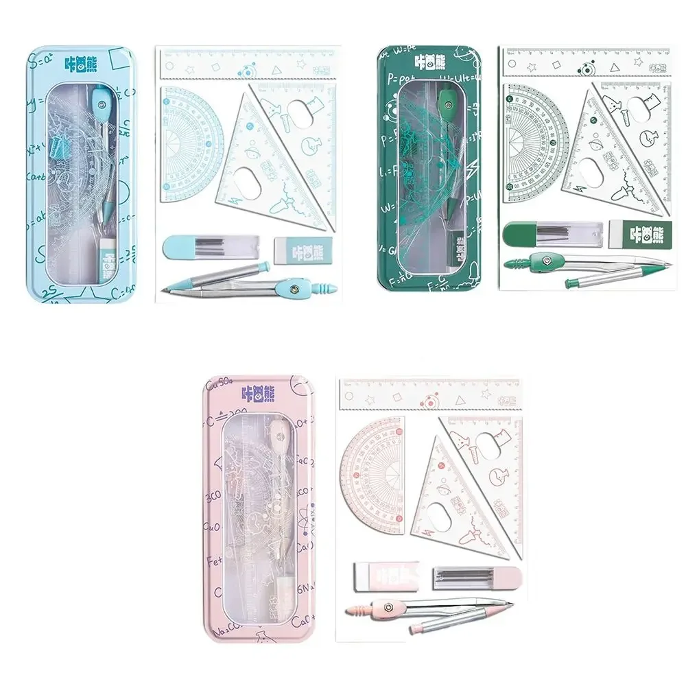 Creative Plastics Drawing Ruler Learning Measuring Tool Gift Protractor Trigonometry Stationery