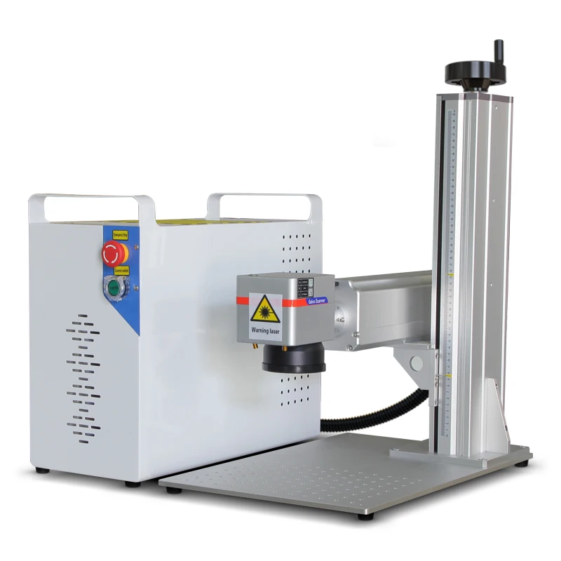 High Power 100W JPT MOPA Fiber Laser Marking System, 3D Dynamic Metal Engraver For Hard Steel & Jewelry