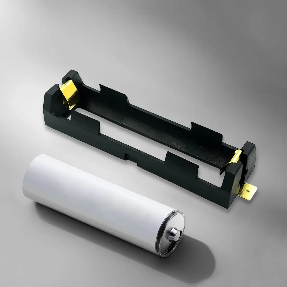1-10 個 18650 SMT バッテリーホルダー 18650 SMD バッテリーボックスブロンズピン充電式バッテリーホルダークリップ収納ケース電源銀行