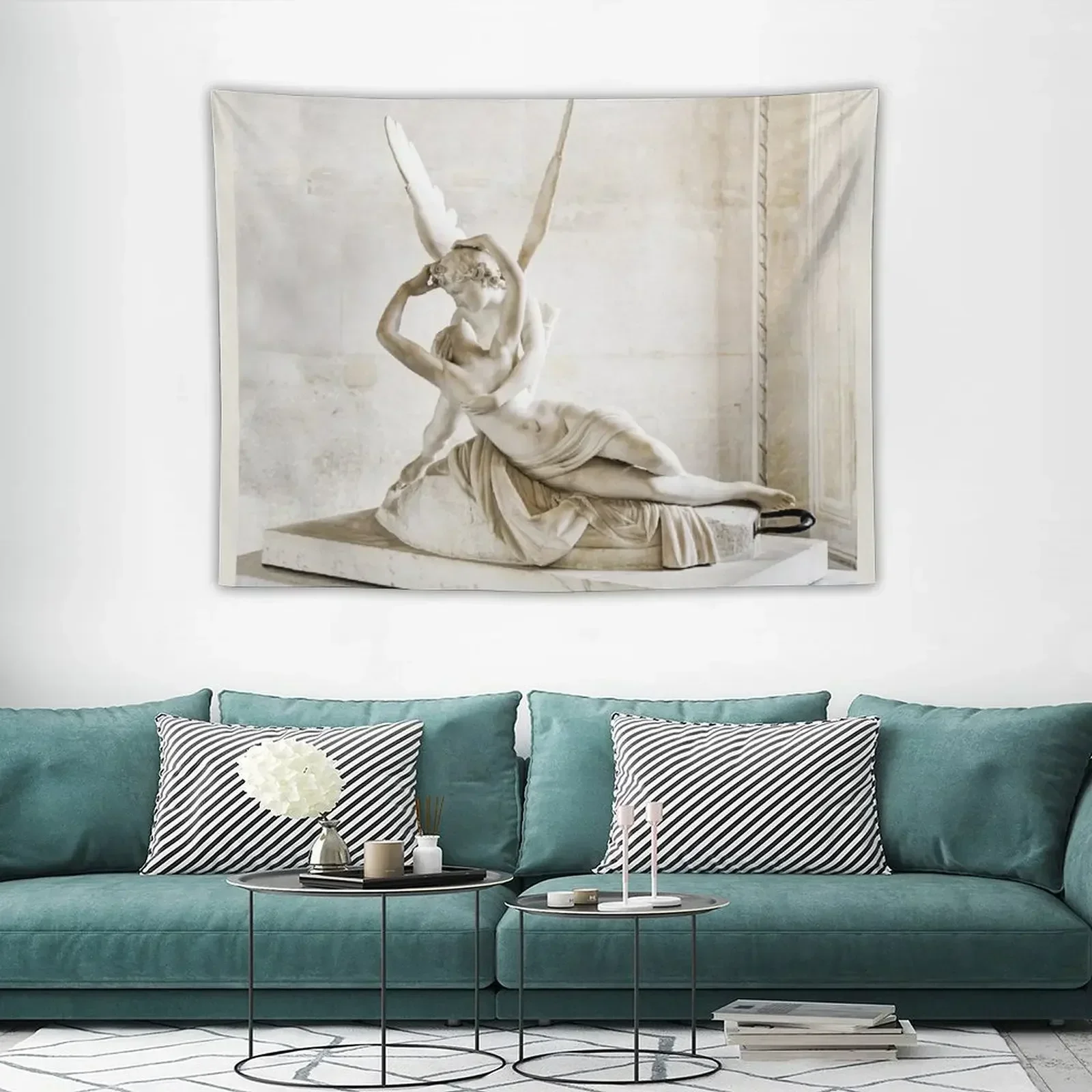 

Psyche Revived by Cupids Kiss Tapestry Room Decor For Girls Decorative Wall Murals Bedroom Deco Tapestry