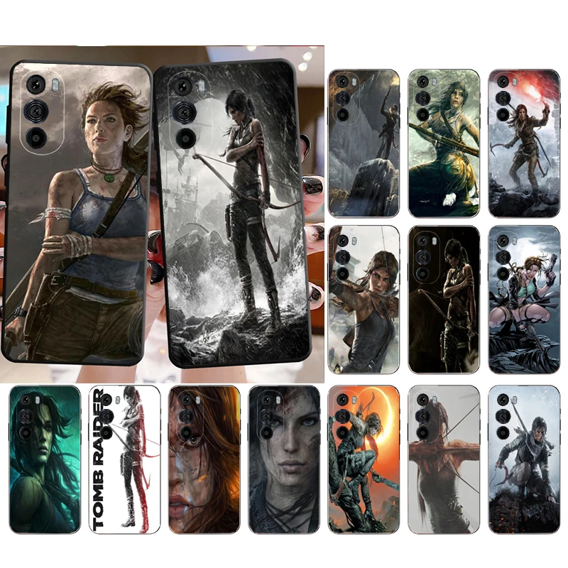 

Phone Case For Motorola Edge 50 40 Pro 60 50 40 30 Ultra Neo Fusion Moto G85 G72 G53 G54 G84 G13 G32 Lara Croft Tomb Raider