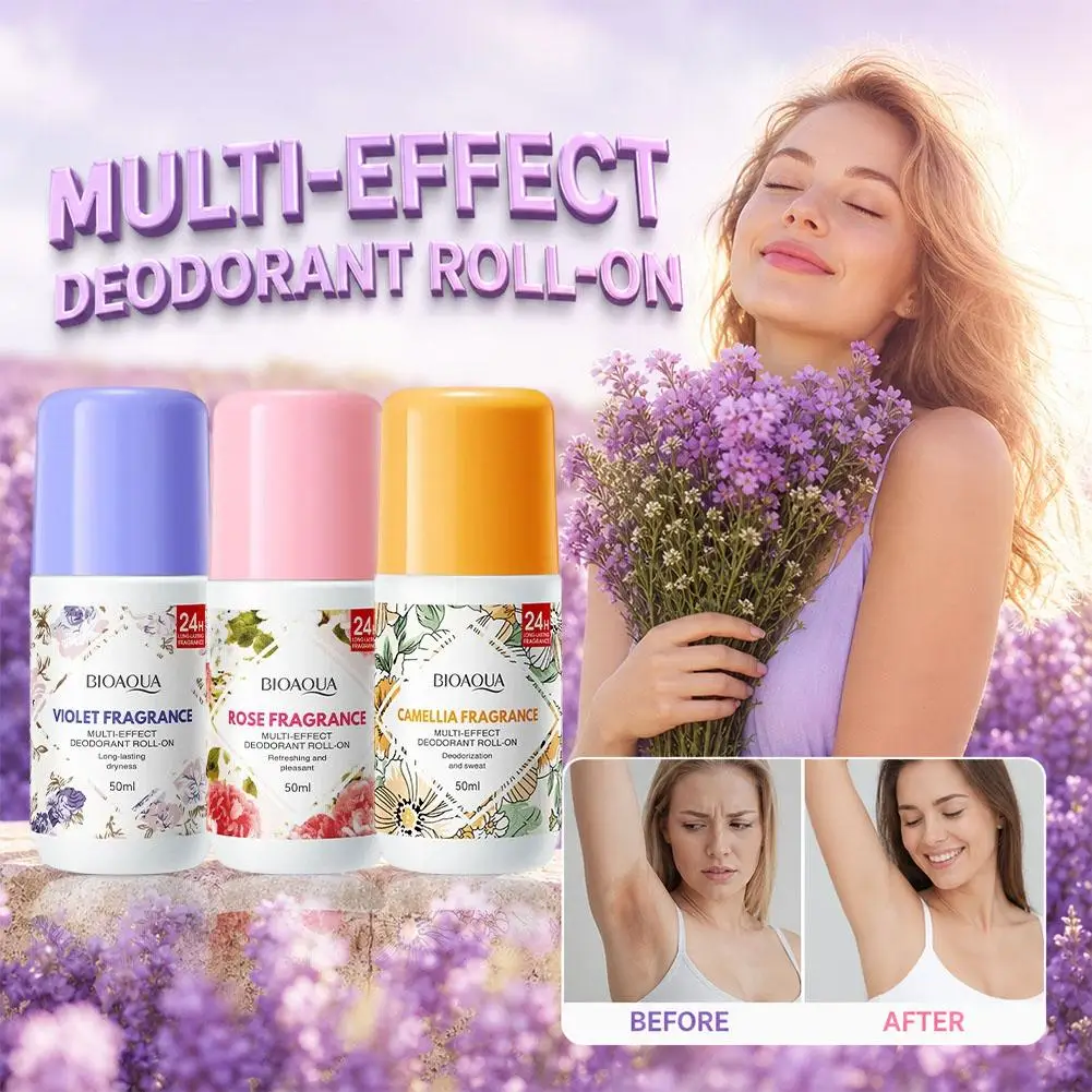 Violet Flower Fragrance Antiperspirant With Multiple Effects, Clean Taste, Bead Like Fragrance, Body Lotion, Lingering Fragrance