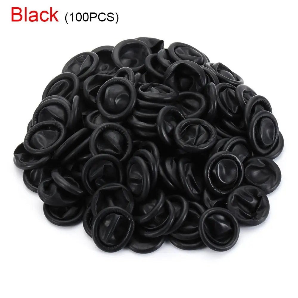 100/300PCS Natural Disposable Nail Art Tool Rubber Gloves Finger Cover Finger Cots Fingertips Protector Gloves