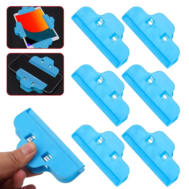 1/3/5/10pcs Universal Mobile Phone Repair Tools Plastic Clips Fixture Screen Fastening Clamp For iPhone iPad Tablet LCD Screen