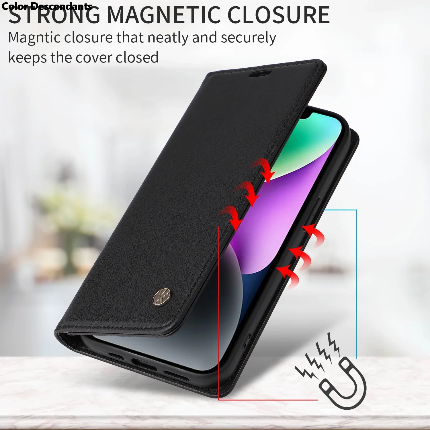 Flip Cover Leather Case For Xiaomi Redmi Note 13 4G 13C Note13 Pro+ 13Pro Plus 5G Magnetic Wallet Bags Phone Cases Card Slot