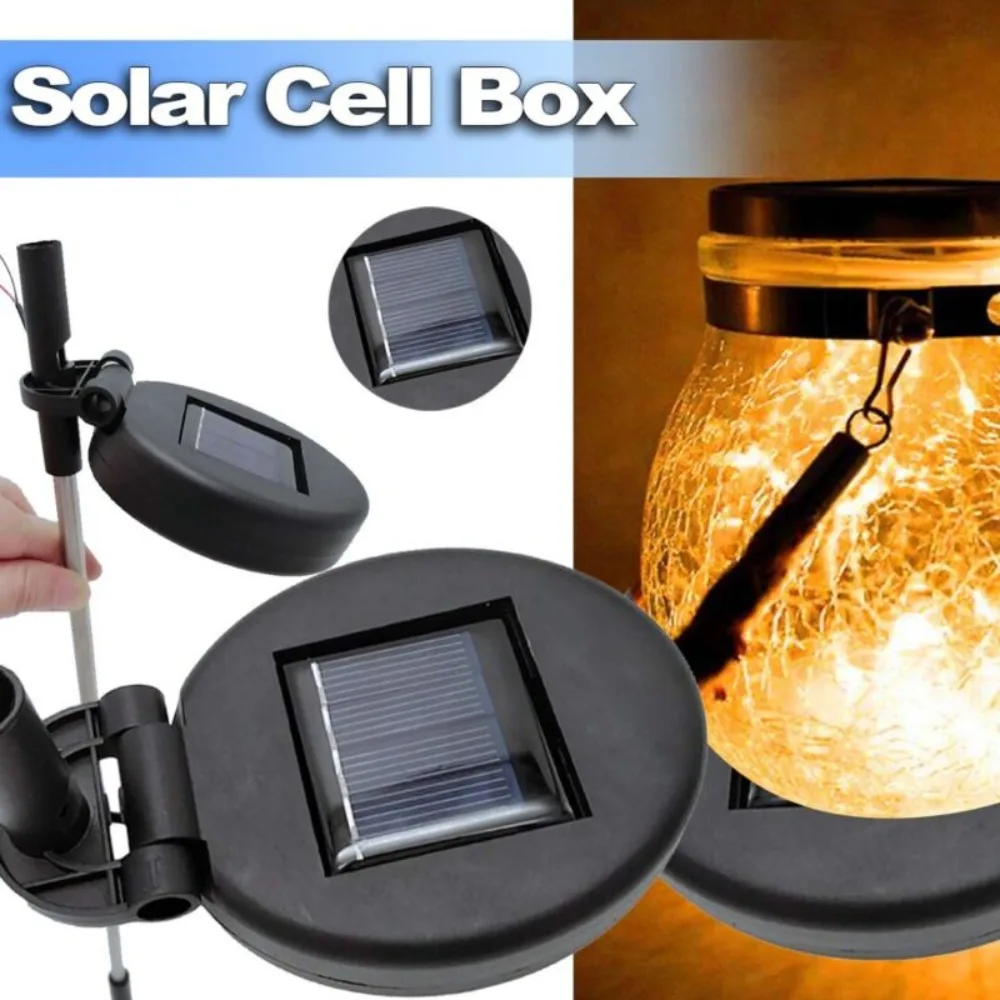 Lighting Accessories Replacement Stakes Battery Box Garden Solar Light Solar Panel Replacement Top Solar Cell Panel LED Light