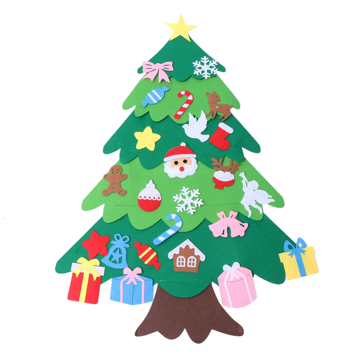 

DIY Felt Christmas Tree Mini Xmas Decorative Accessory Kids Craft Supplies Educational Toys Safe EcoFriendly Materials