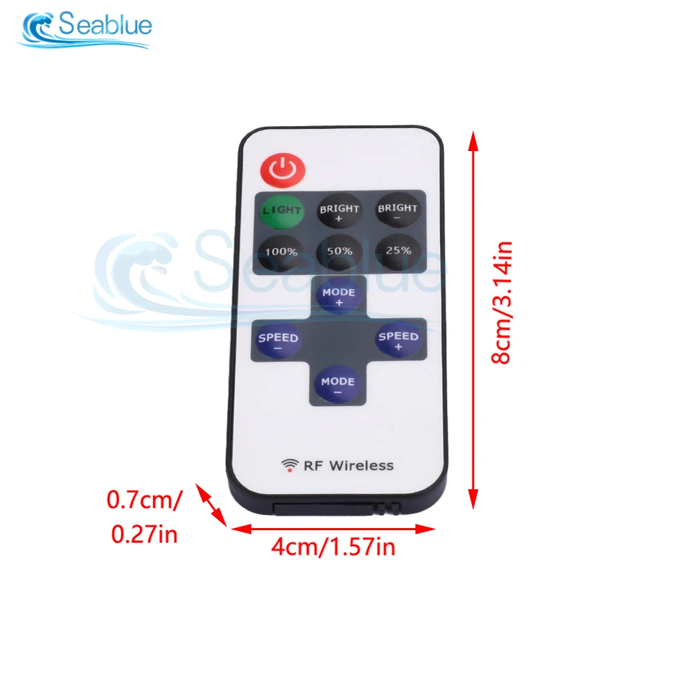 DC5V 12V 24V RF Wireless LED 3/9/11Key Telecomando Controller LED Dimming Controller per Luce LED Barra Regolazione Luminosità