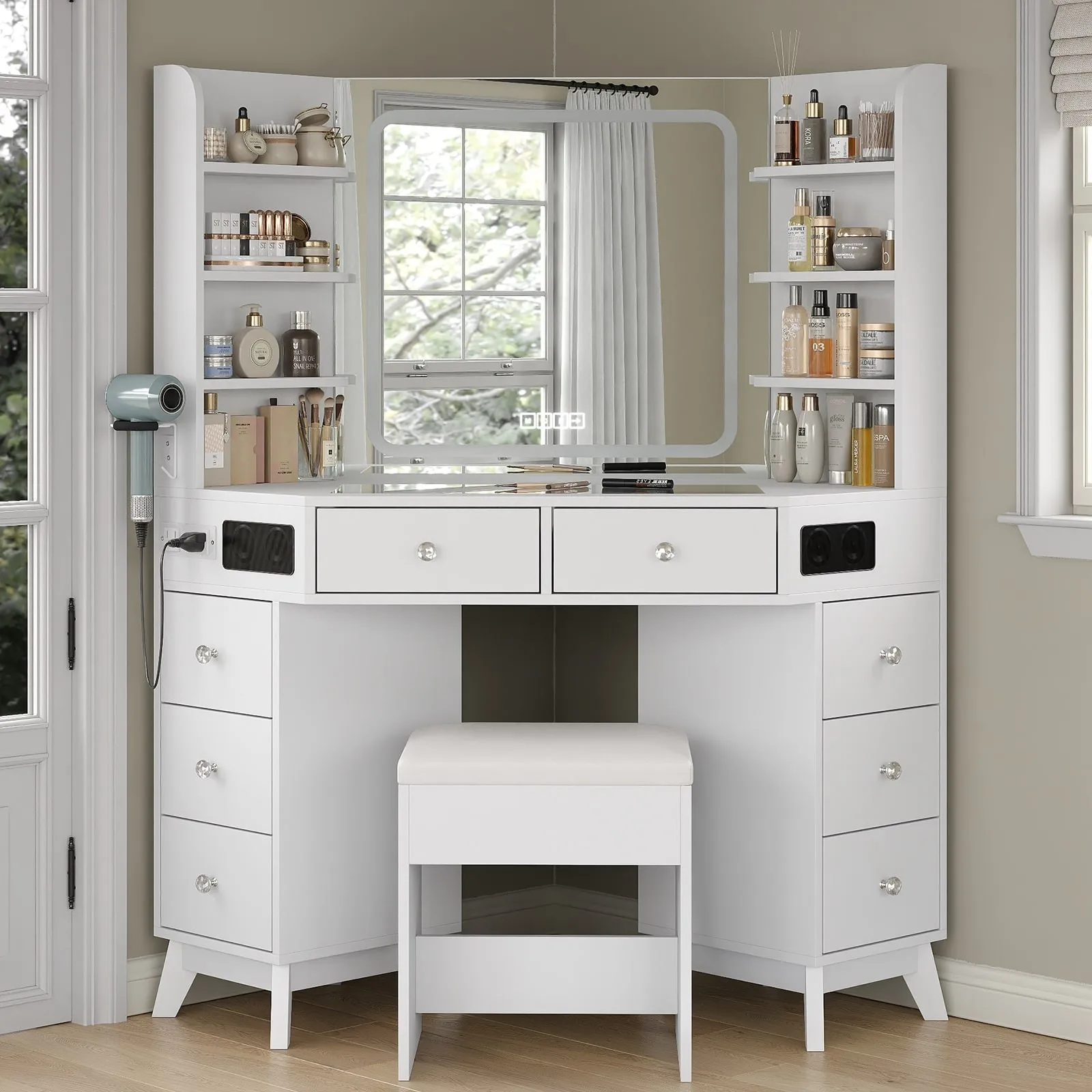 Corner Vanity Desk …