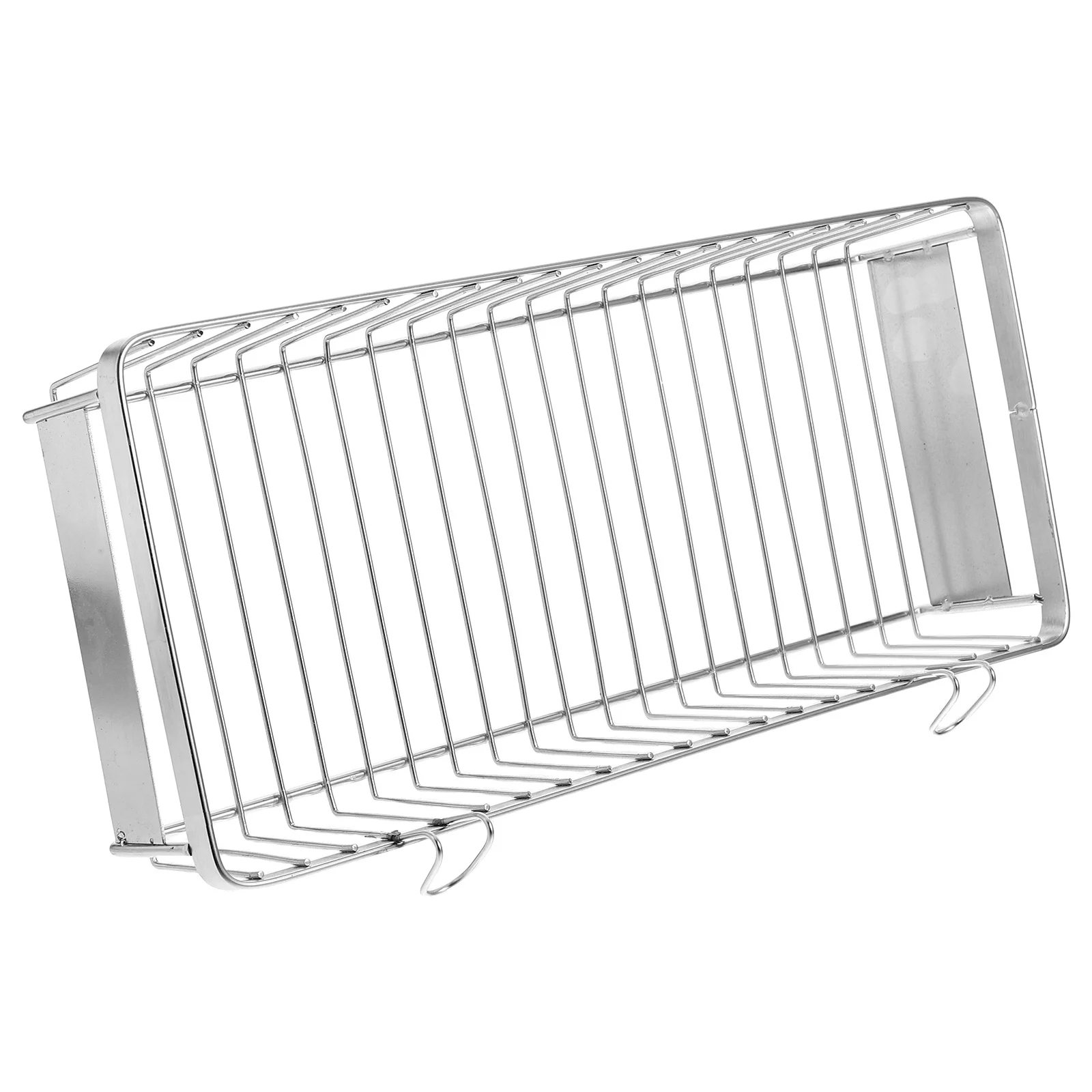 1 قطعة حامل أدوات المائدة الفولاذ المقاوم للصدأ لغسالة الصحون أواني سلة التخزين توفير المساحة الفضيات المنظم رف تجفيف المطبخ