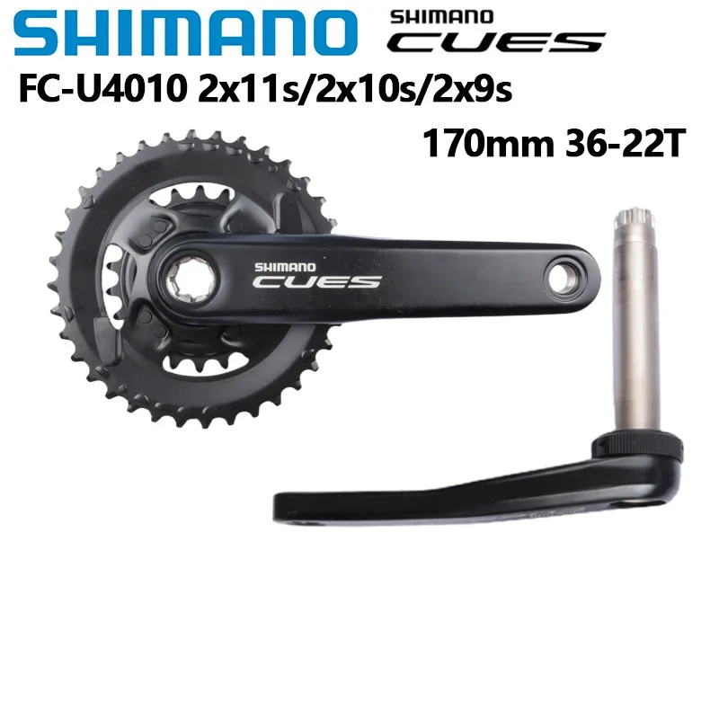 

Shimano сигналы FC U4010 кривошипная система 170 мм 36-22T 2x1 1s/10s/9s кривошипная звезда для горного велосипеда